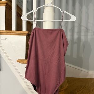 Dusty Rose Spaghetti Strap BodySuit